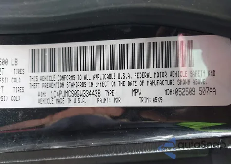 2016 Jeep Cherokee Latitude из США, поврежденный, VIN 1C4PJMCS0GW334438